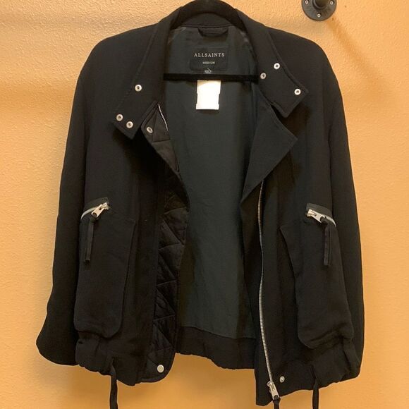 ALLSAINTS Victoria Zip Up Jacket - Picture 2 of 10